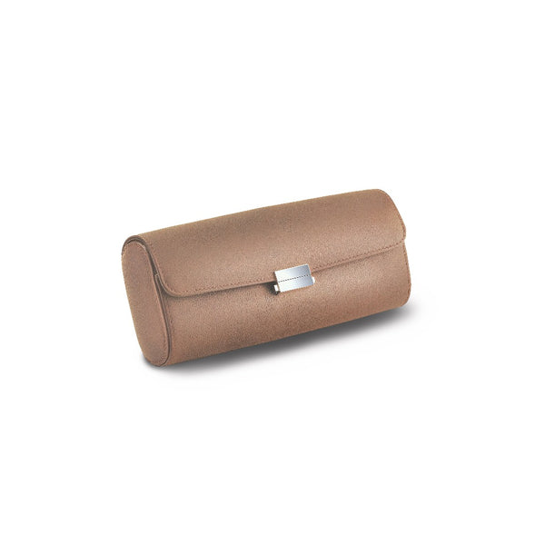 Negozio di orologi monocromatici | Scatola del Tempo - Pochette - Custodia per orologi - Castagna