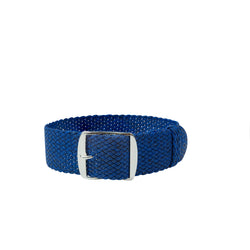 Negozio di orologi monocromatici | Cinturino in perlon - blu navy